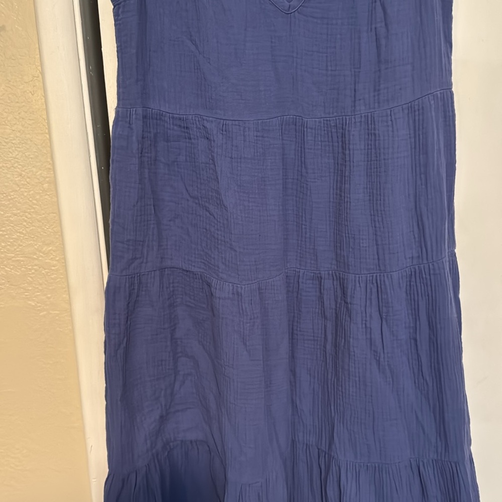 Marine Layer Corinne Double Cloth Maxi Dress - Picture 3 of 4